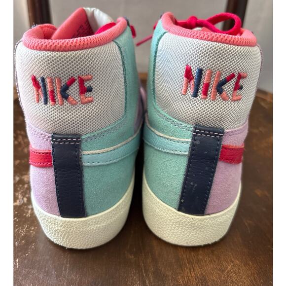 NIKE SB ZOOM BLAZER MID PRM LILAC-COURT BLUE Mosaic MENS SZ 9 EUC main image 6